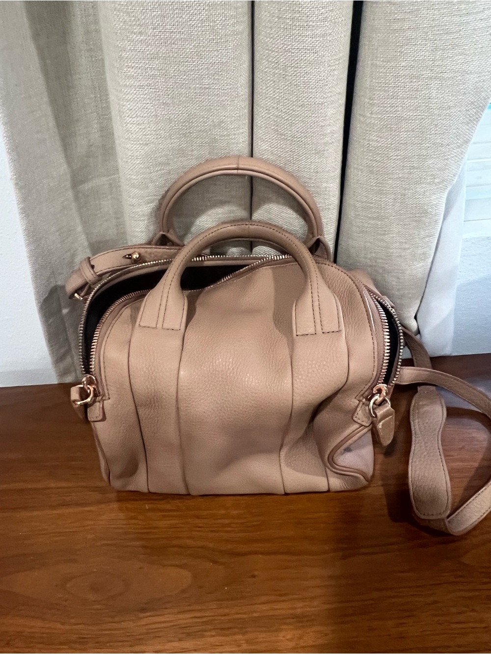 Alexander Wang Rocco Beige/Taupe Leather Bag